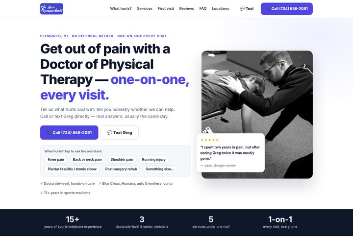 Design O — Conversion Landing